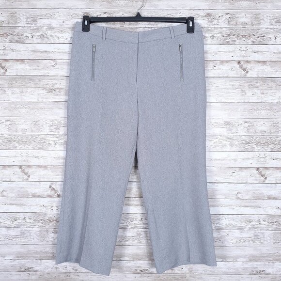 Calvin Klein Pants - Calvin Klein Cropped Dress Pants Sz 14 Gray 106A